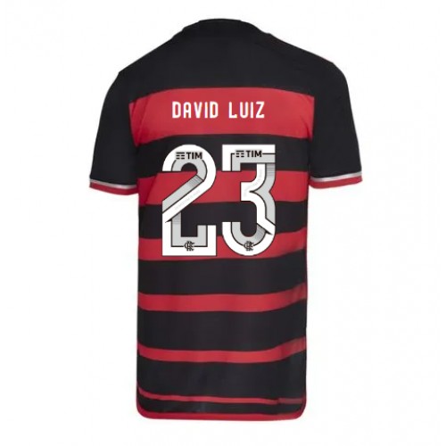 Moški Nogometni dresi Flamengo David Luiz #23 Domači 2024-25 Kratek Rokav